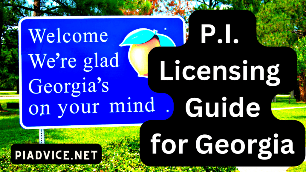 How To Become A Licensed Private Investigator In Georgia - Private